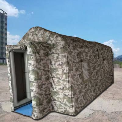河北軍用迷彩大帳篷 民用防汛救災(zāi)充氣帳篷 應(yīng)急救援充氣帳篷
